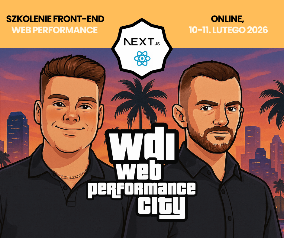Szkolenie z optymalizacji wydajności React/Next.js